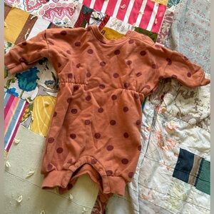 Rust Polka Dot Bodysuit